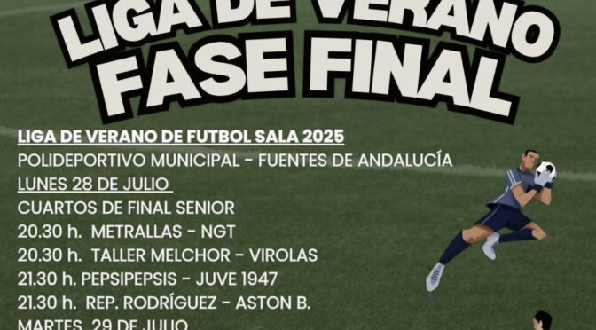 ¡Arranca la fase final de la Liga de Verano de Fútbol Sala 2025!