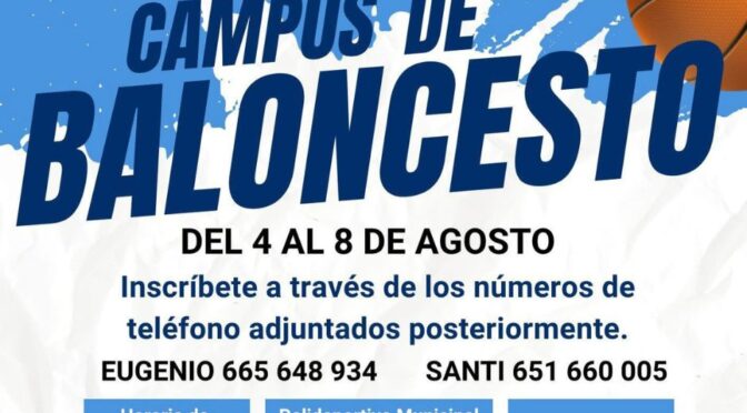 ¡Vuelve el Campus de Baloncesto a Fuentes de Andalucía!