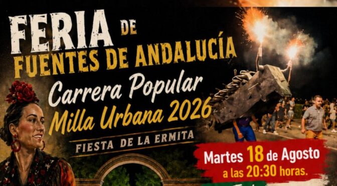 Abiertas las inscripciones para la Carrera Popular Milla Urbana 2026 en Fuentes de Andalucía